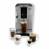 Genius Coffee N' Espresso Equipment DELONGHI DINAMICA SILVER WITH ADVANCED FROTHER ESPRESSO MACHINE ECAM35025SB