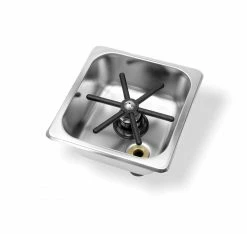 The CoffeeGenius ACCESSORIES Krome Rinser - Flush Mount Pitcher