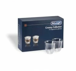 Genius Coffee N' Espresso Equipment Delonghi Creamy Collection 6 Cappuccino Glasses ACCESSORIES