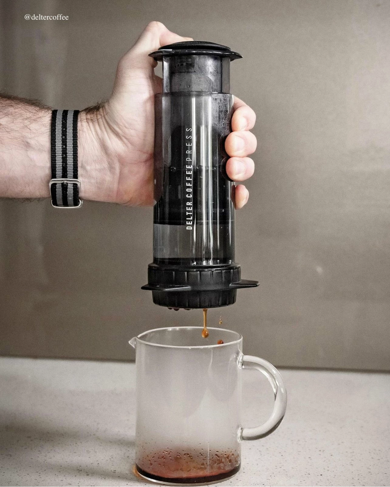 Genius Coffee N' Espresso Equipment BREW Delter Coffee Press