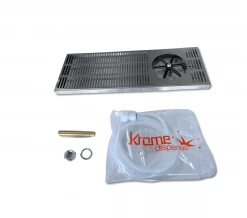 The CoffeeGenius Krome Rinser Side Spray Tray ACCESSORIES