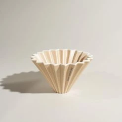 ORIGAMI Coffee Dripper - Matte Beige