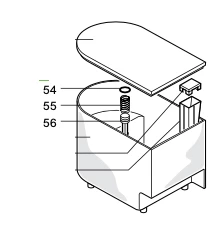 The CoffeeGenius Saeco WATER TANK VALVE KIT ASSEMBLY - Royal