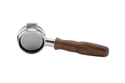 The CoffeeGenius Expobar Bottomless Portafilters - Wooden Handle